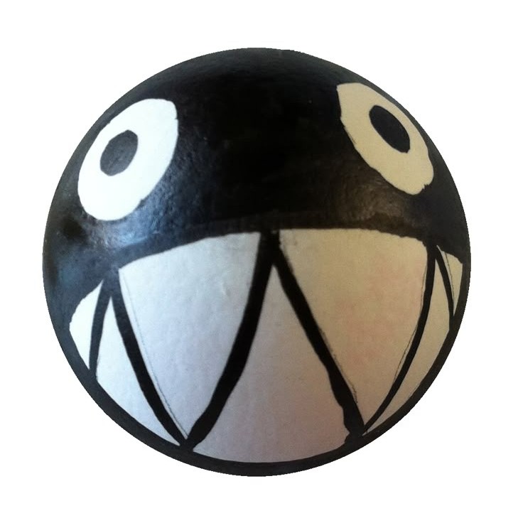 Creepy smiling artwork